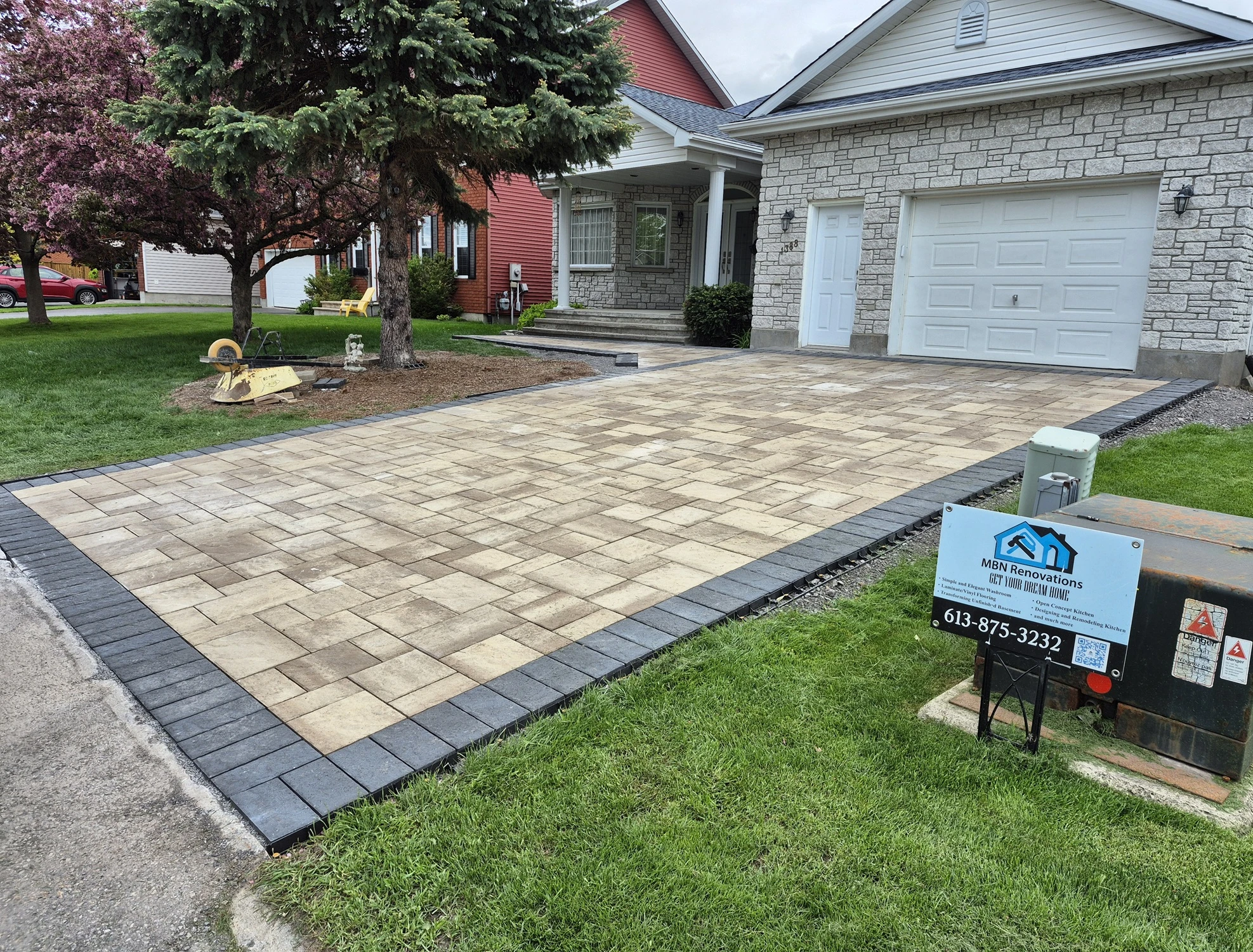 Driveway Interlock Install