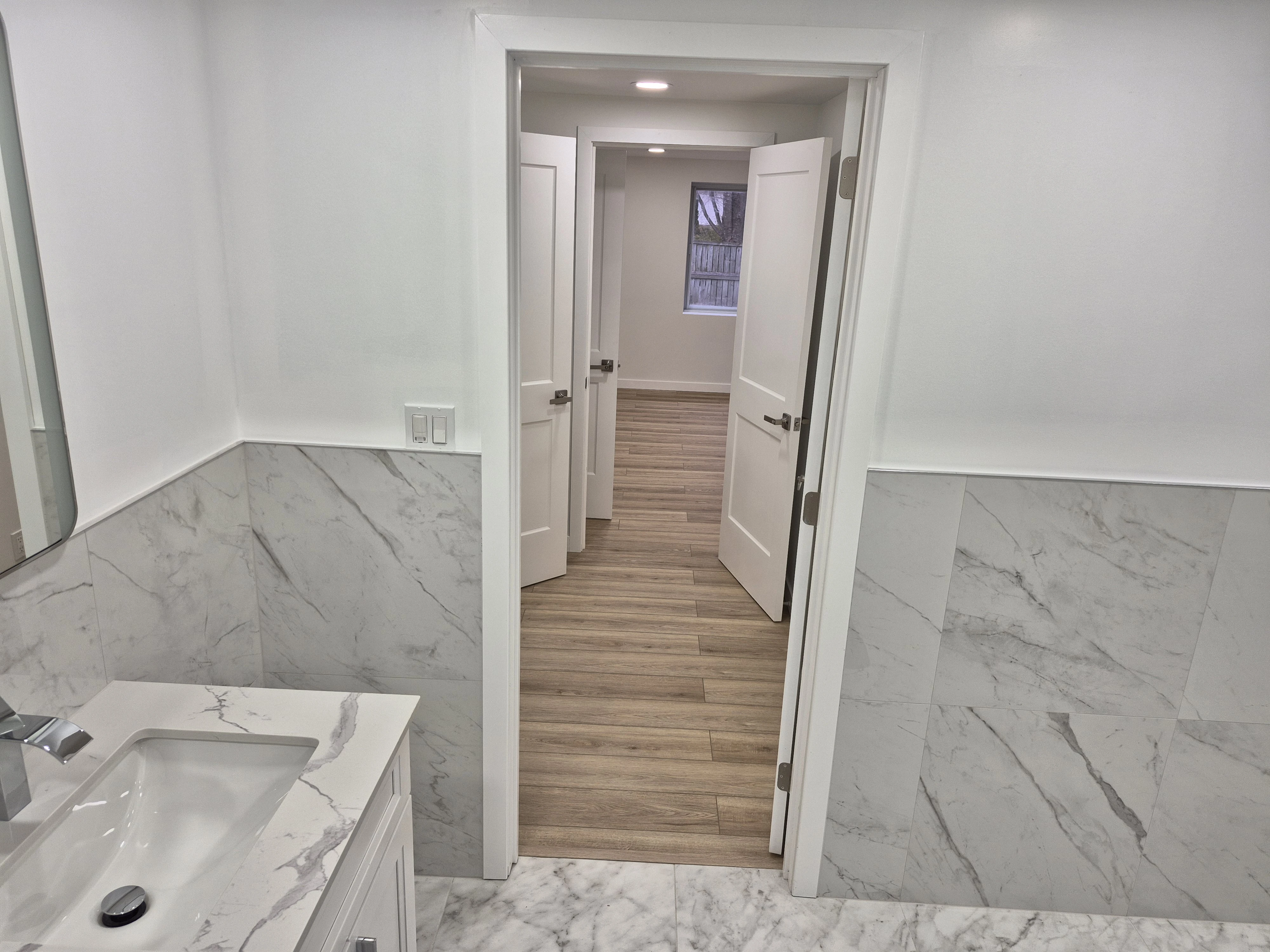Washroom remodeling
